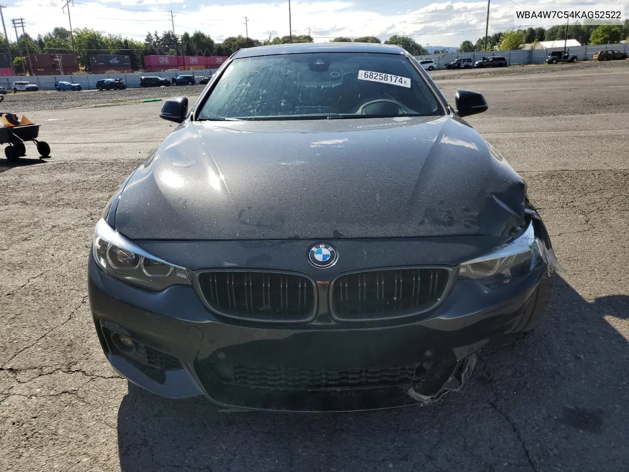 2019 BMW 440I VIN: WBA4W7C54KAG52522 Lot: 68258174