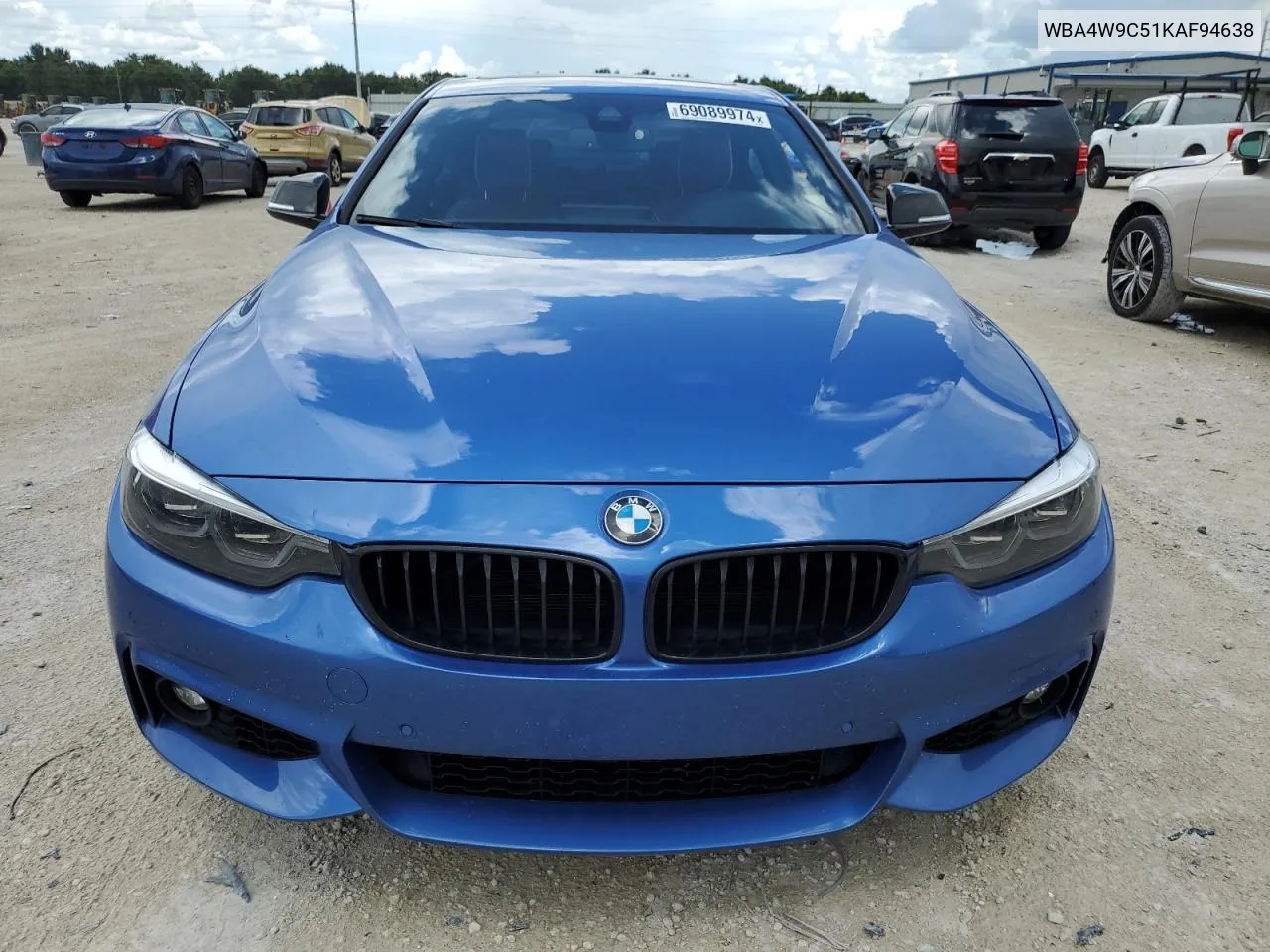 2019 BMW 440Xi VIN: WBA4W9C51KAF94638 Lot: 69089974