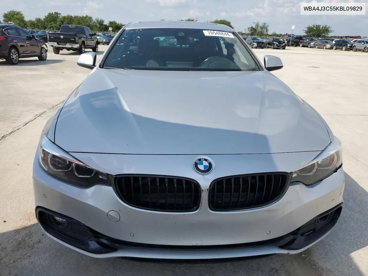 2019 BMW 430Xi Gran Coupe VIN: WBA4J3C55KBL09829 Lot: 70540844