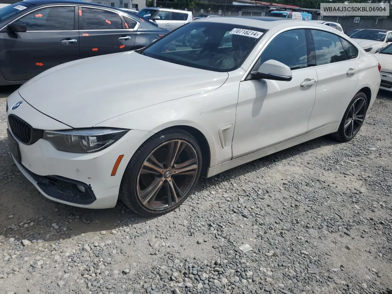 2019 BMW 430Xi Gran Coupe VIN: WBA4J3C50KBL06904 Lot: 70718214