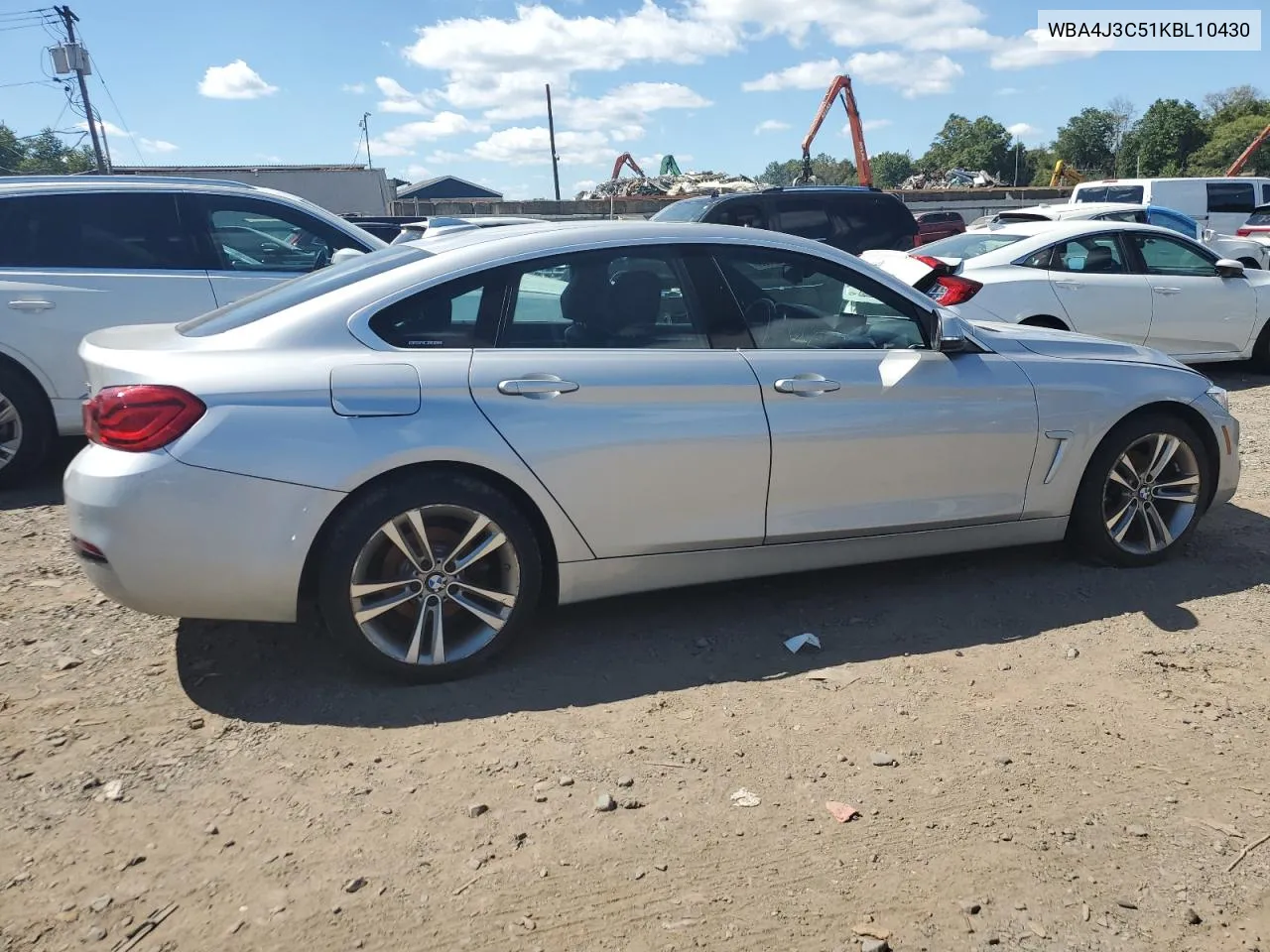 WBA4J3C51KBL10430 2019 BMW 430Xi Gran Coupe