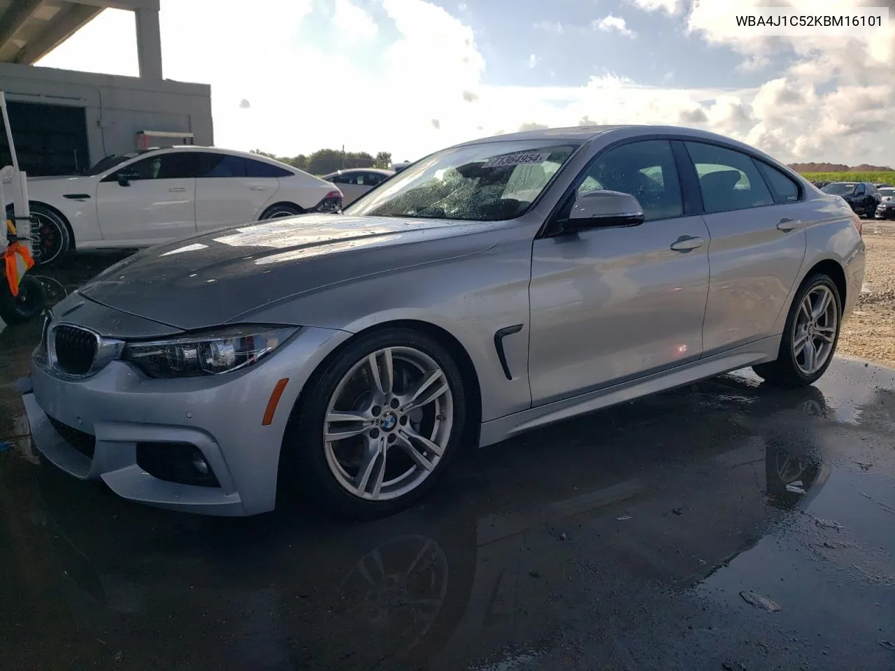 2019 BMW 430I Gran Coupe VIN: WBA4J1C52KBM16101 Lot: 71364954