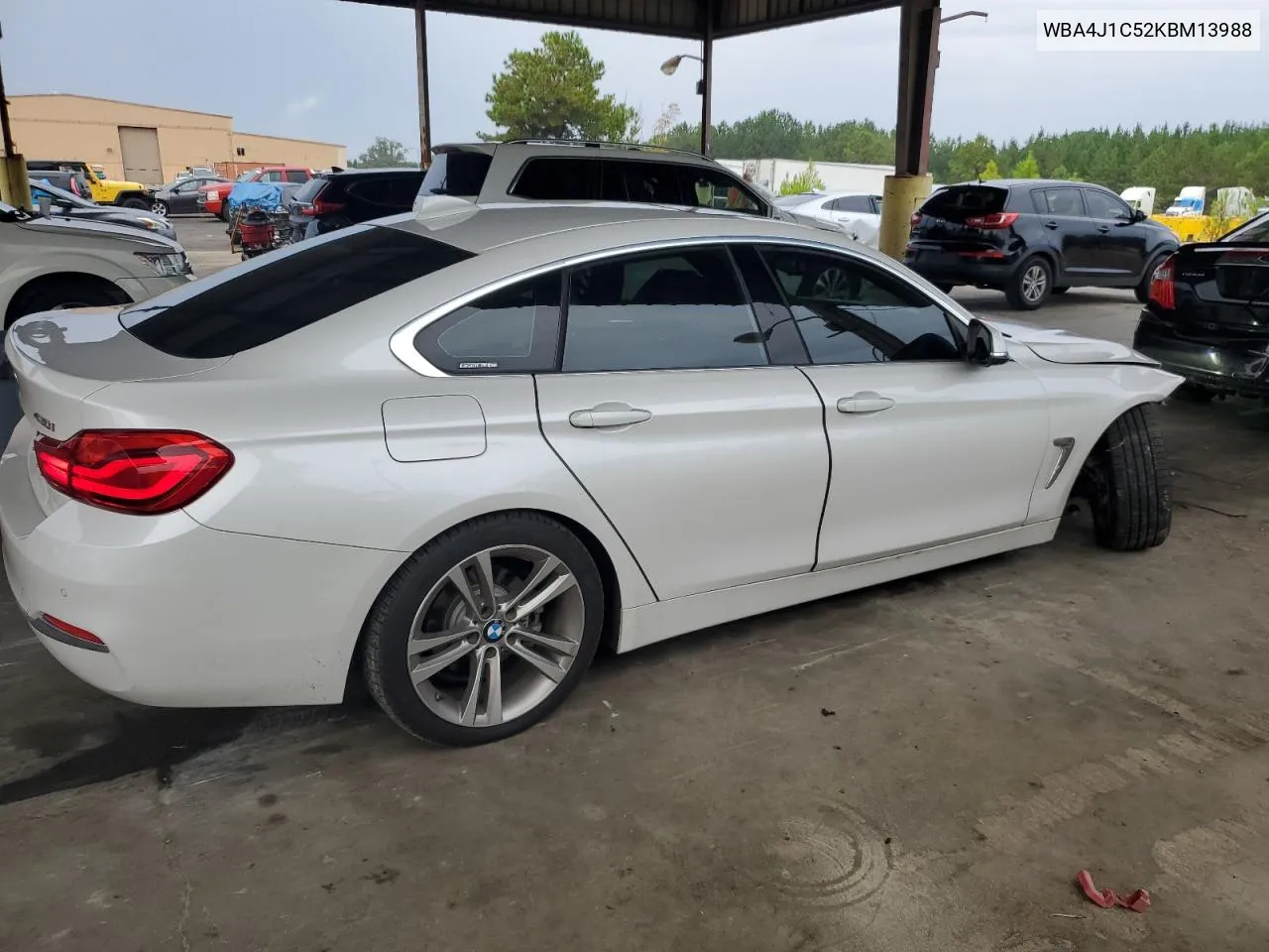 2019 BMW 430I Gran Coupe VIN: WBA4J1C52KBM13988 Lot: 71960854