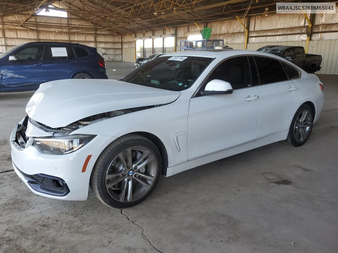 2019 BMW 440I Gran Coupe VIN: WBA4J5C57KBM65043 Lot: 72087744