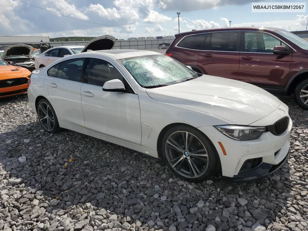 2019 BMW 430I Gran Coupe VIN: WBA4J1C58KBM12067 Lot: 72500974