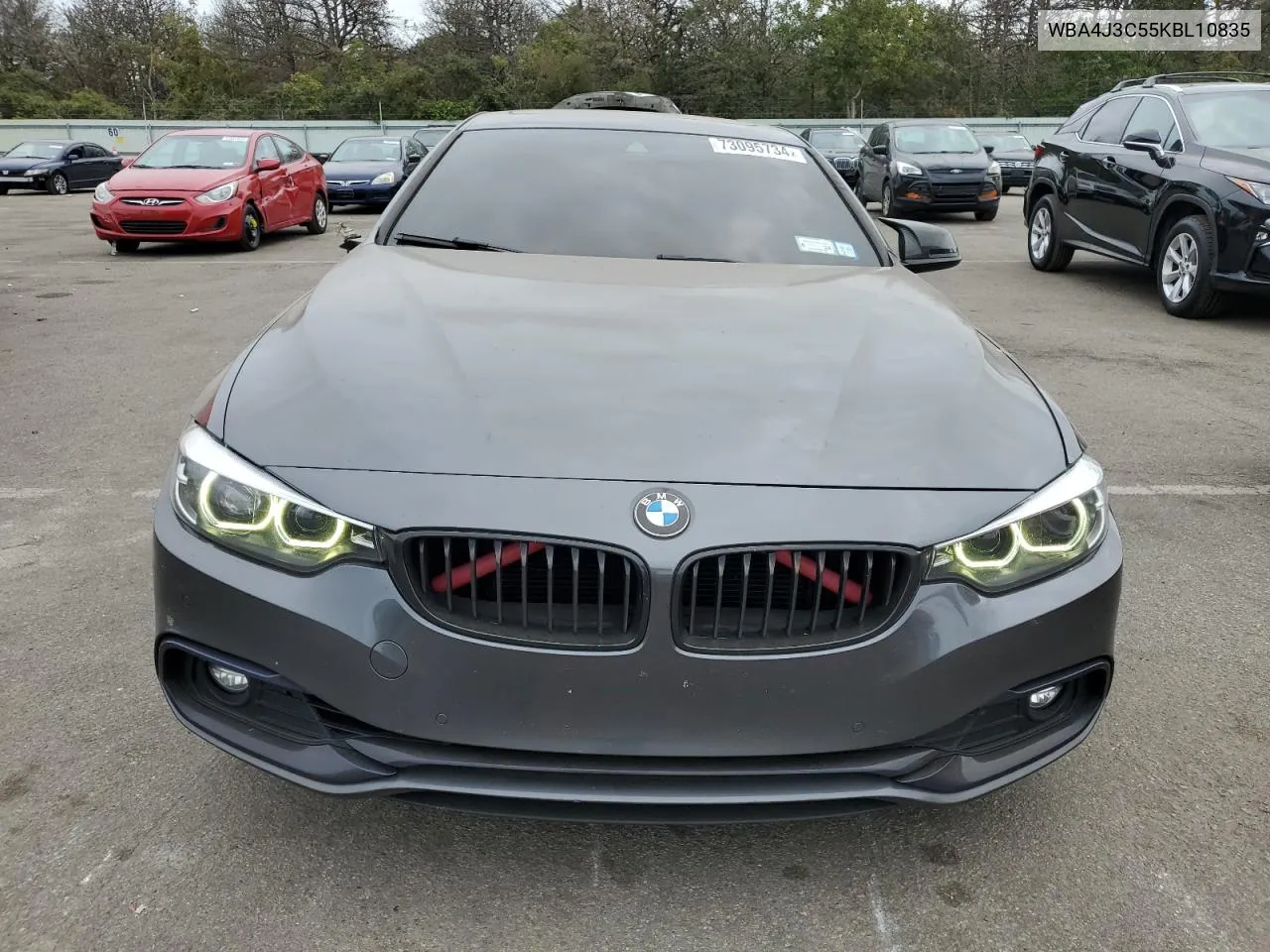 2019 BMW 430Xi Gran Coupe VIN: WBA4J3C55KBL10835 Lot: 73095734