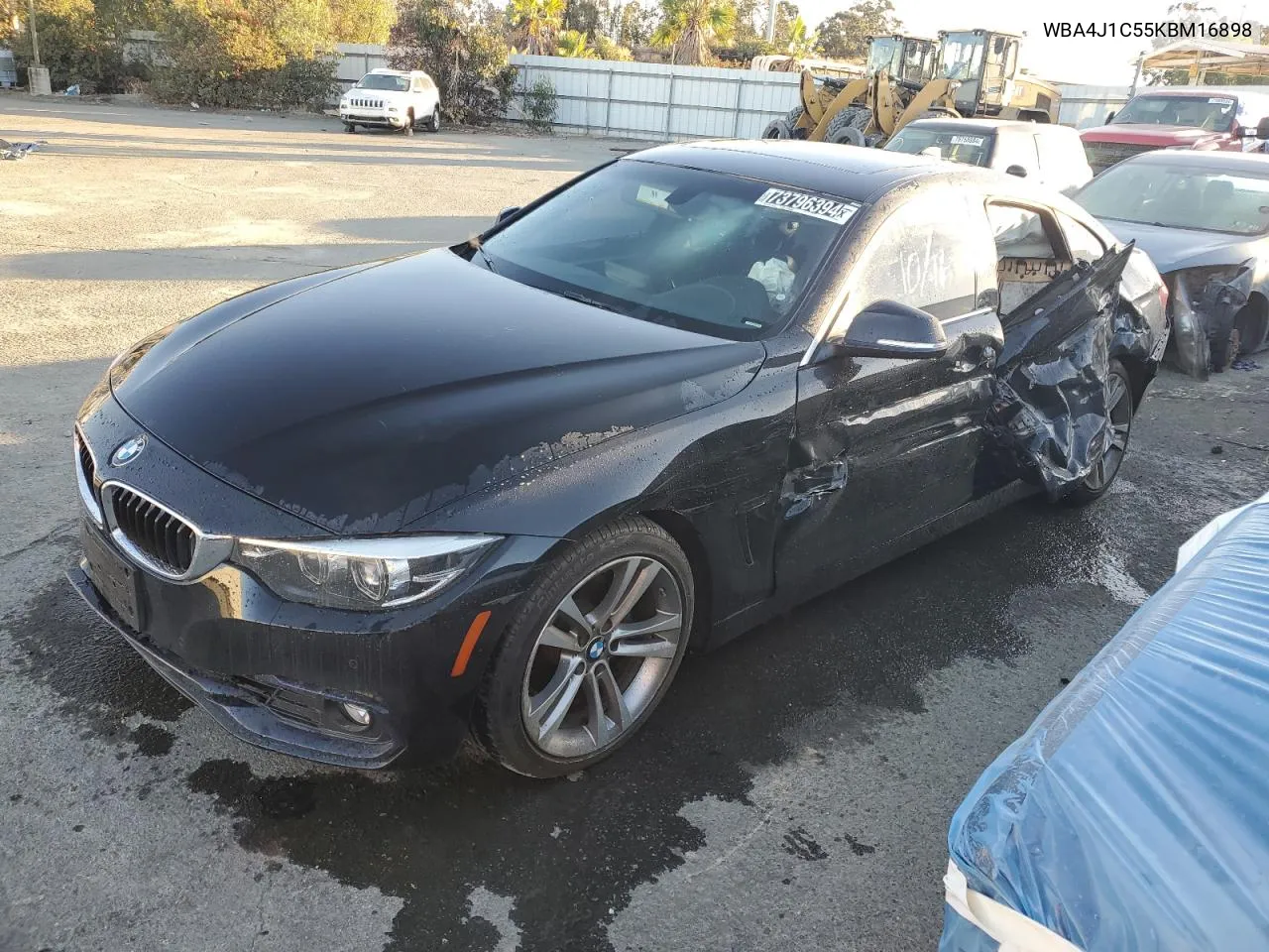 2019 BMW 430I Gran Coupe VIN: WBA4J1C55KBM16898 Lot: 73796394