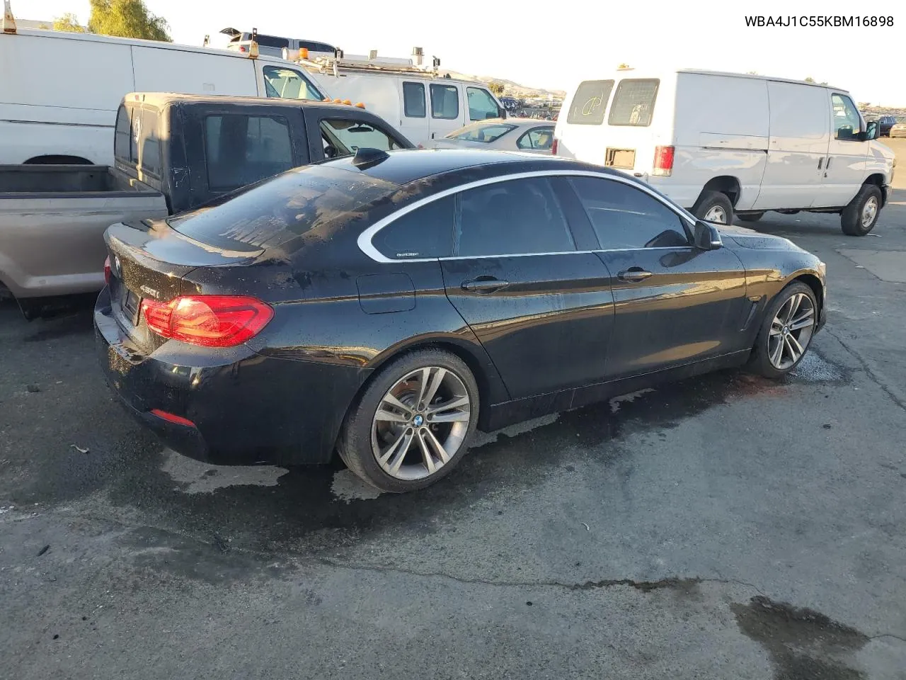 2019 BMW 430I Gran Coupe VIN: WBA4J1C55KBM16898 Lot: 73796394