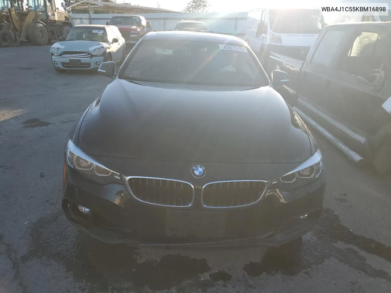 2019 BMW 430I Gran Coupe VIN: WBA4J1C55KBM16898 Lot: 73796394