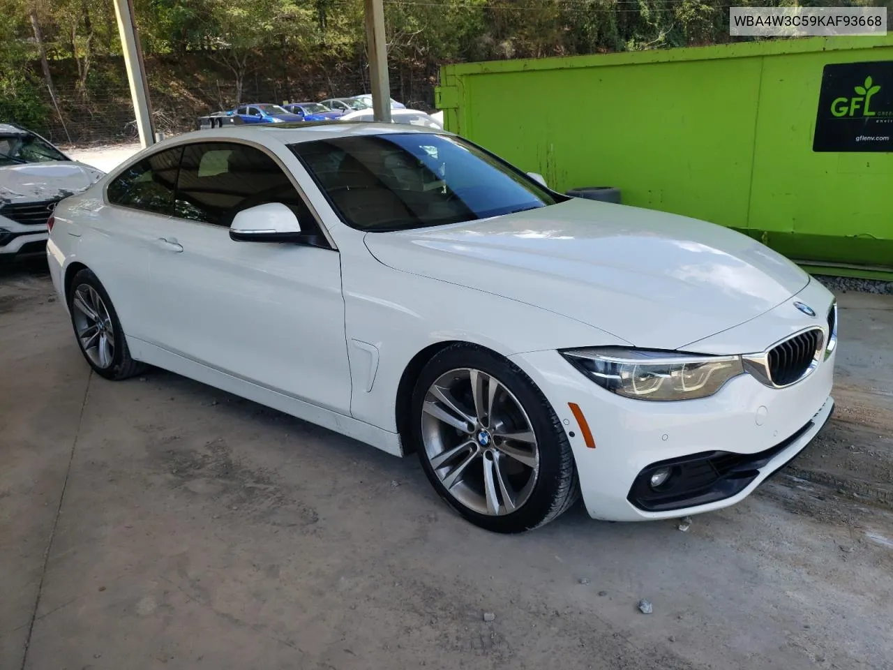 2019 BMW 430I VIN: WBA4W3C59KAF93668 Lot: 74386804