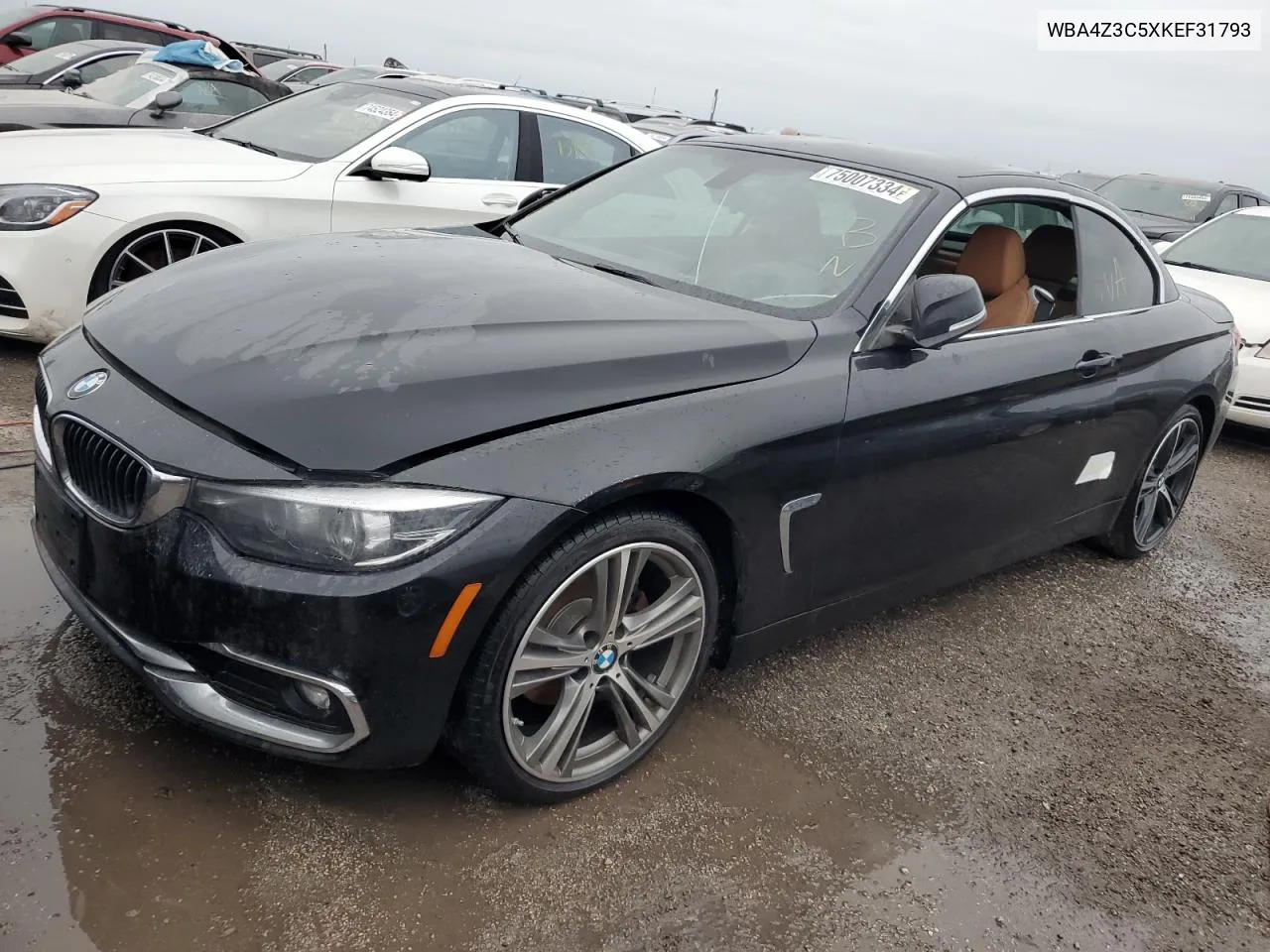 2019 BMW 430Xi VIN: WBA4Z3C5XKEF31793 Lot: 75007334