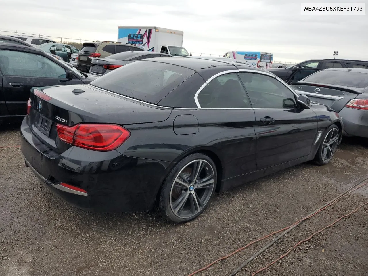 2019 BMW 430Xi VIN: WBA4Z3C5XKEF31793 Lot: 75007334