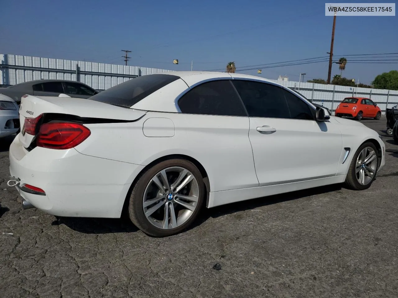 2019 BMW 440I VIN: WBA4Z5C58KEE17545 Lot: 76104484