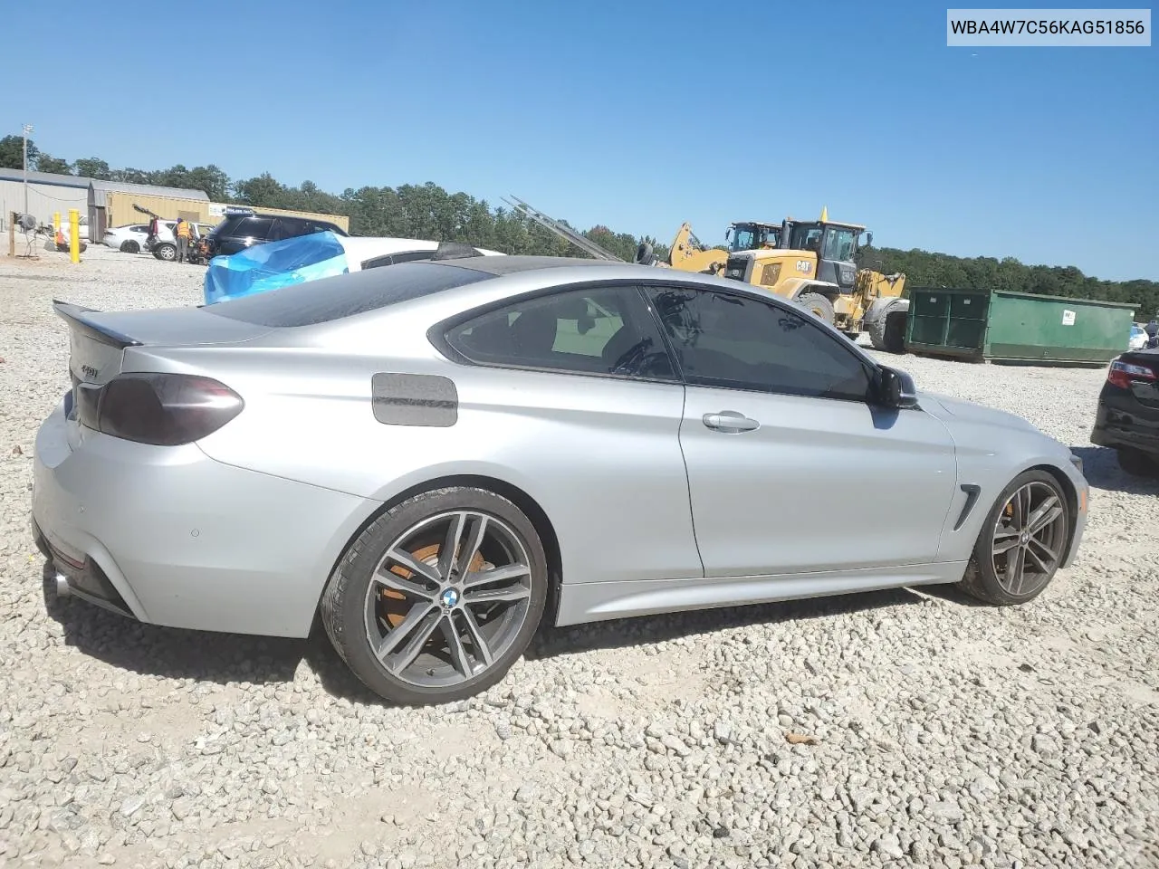 2019 BMW 440I VIN: WBA4W7C56KAG51856 Lot: 76378624