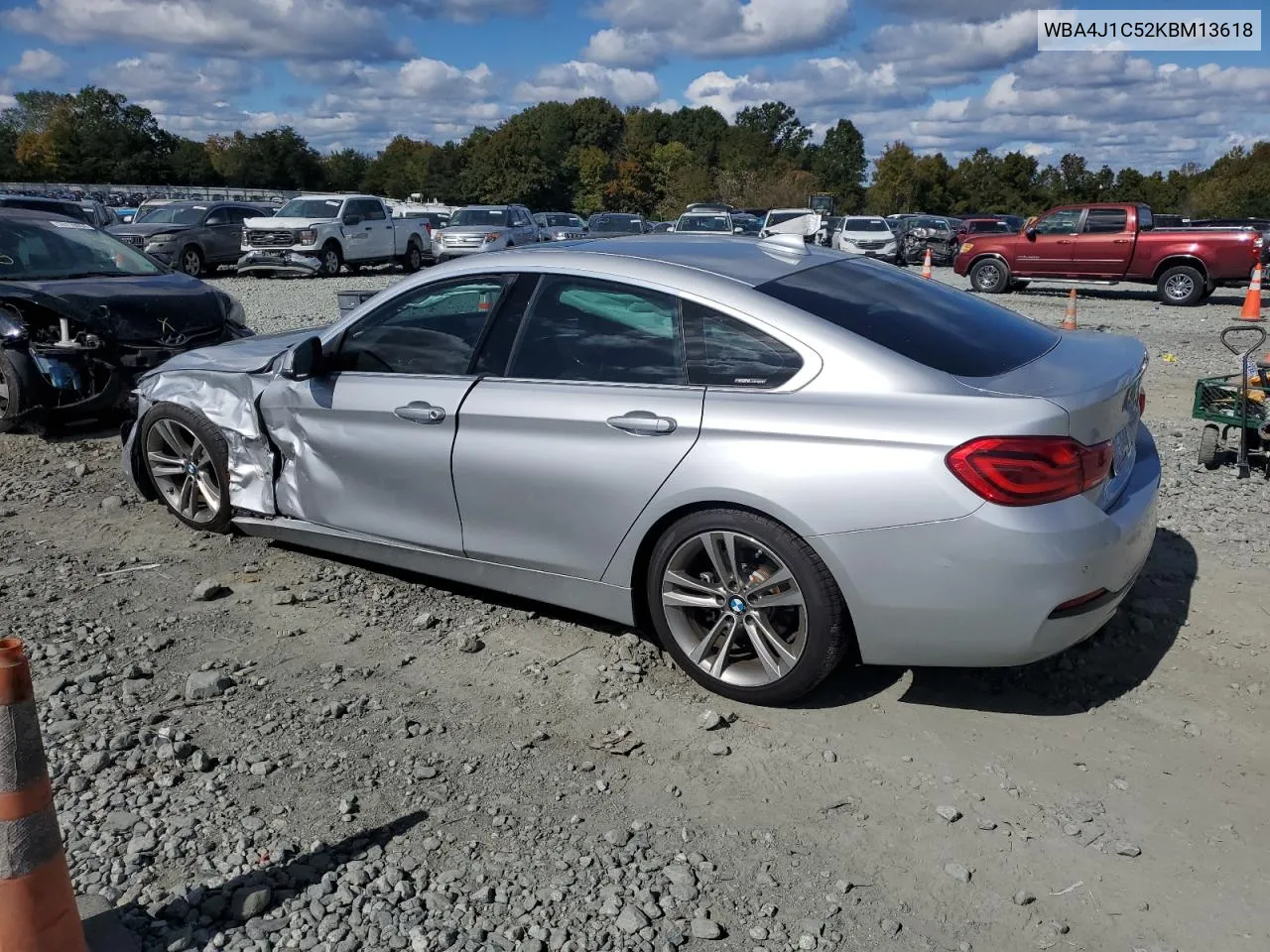 2019 BMW 430I Gran Coupe VIN: WBA4J1C52KBM13618 Lot: 76453014