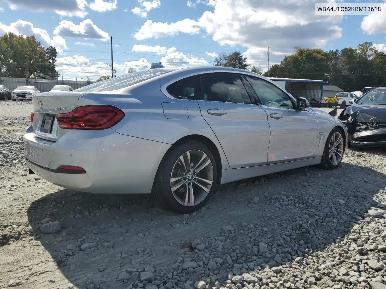 2019 BMW 430I Gran Coupe VIN: WBA4J1C52KBM13618 Lot: 76453014