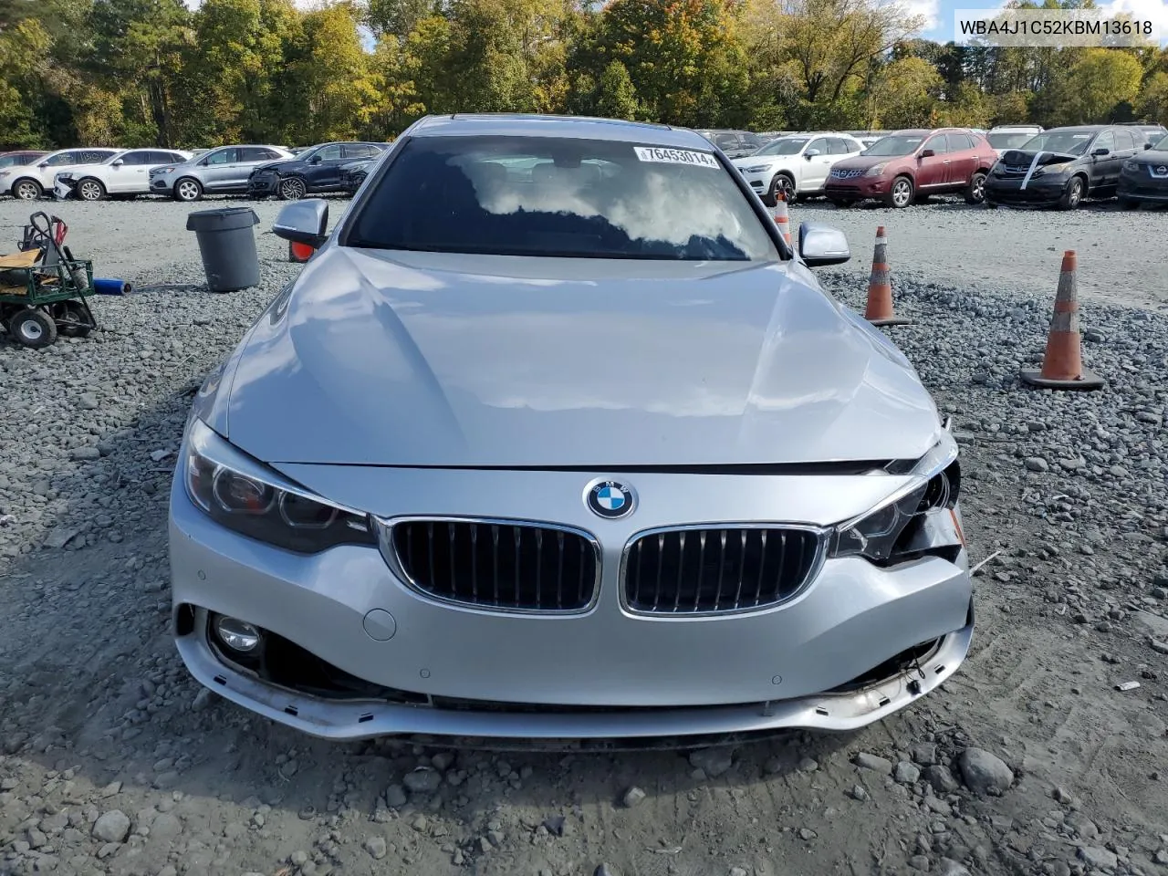 2019 BMW 430I Gran Coupe VIN: WBA4J1C52KBM13618 Lot: 76453014