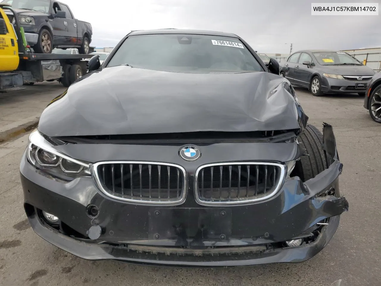 2019 BMW 430I Gran Coupe VIN: WBA4J1C57KBM14702 Lot: 76614614