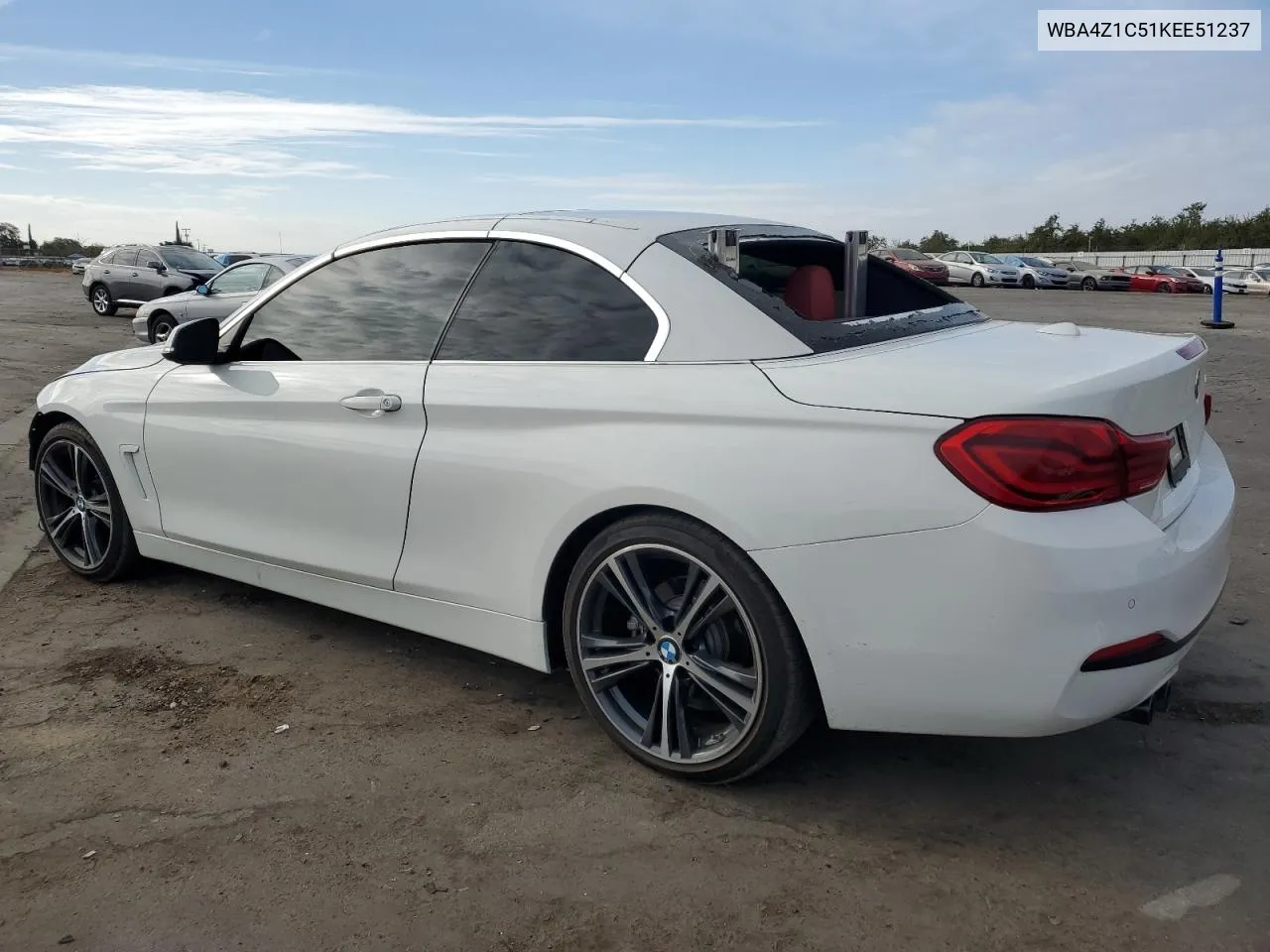 2019 BMW 430I VIN: WBA4Z1C51KEE51237 Lot: 78446444