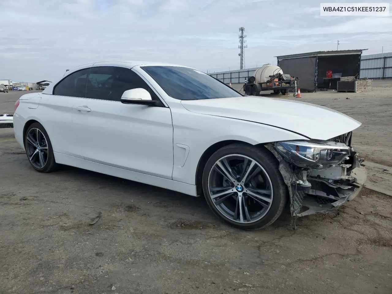 2019 BMW 430I VIN: WBA4Z1C51KEE51237 Lot: 78446444