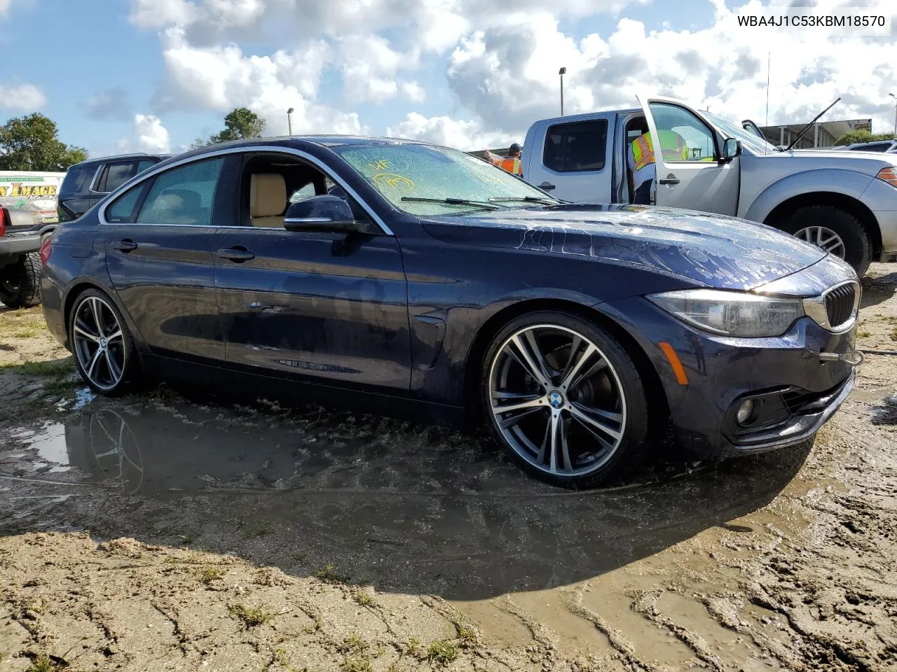 2019 BMW 430I Gran Coupe VIN: WBA4J1C53KBM18570 Lot: 78760324