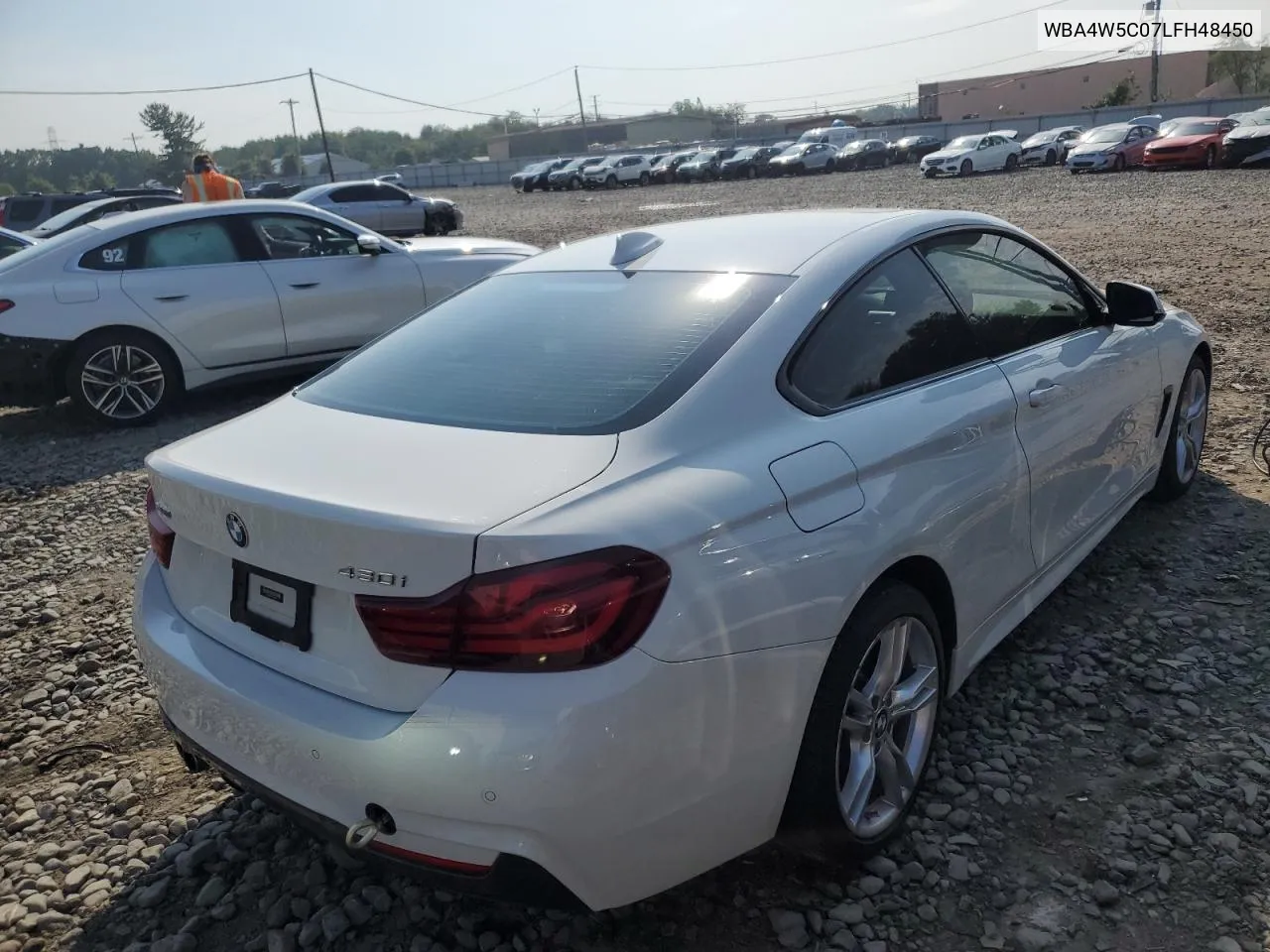 2020 BMW 430Xi VIN: WBA4W5C07LFH48450 Lot: 62072694