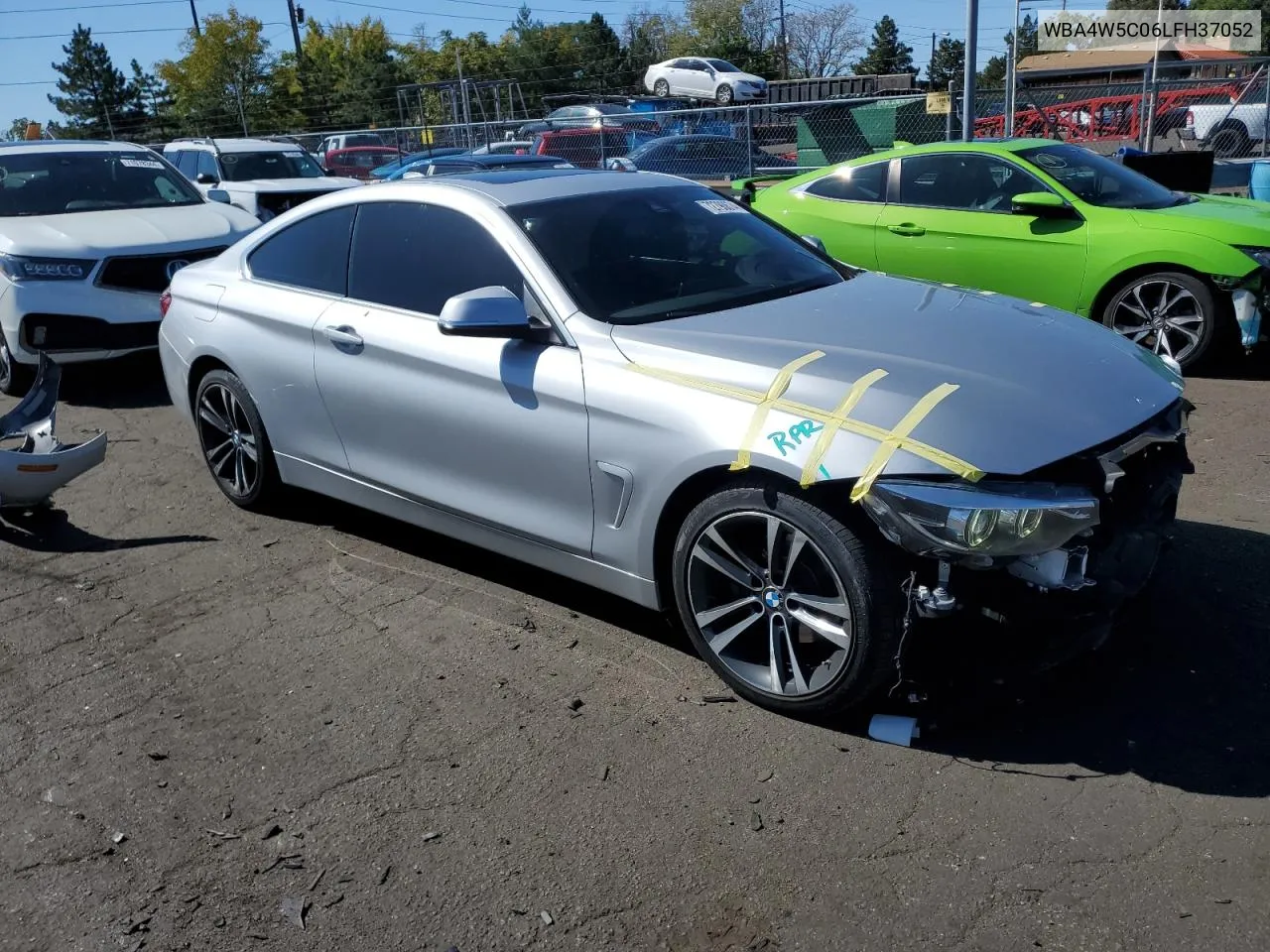 2020 BMW 430Xi VIN: WBA4W5C06LFH37052 Lot: 72790674