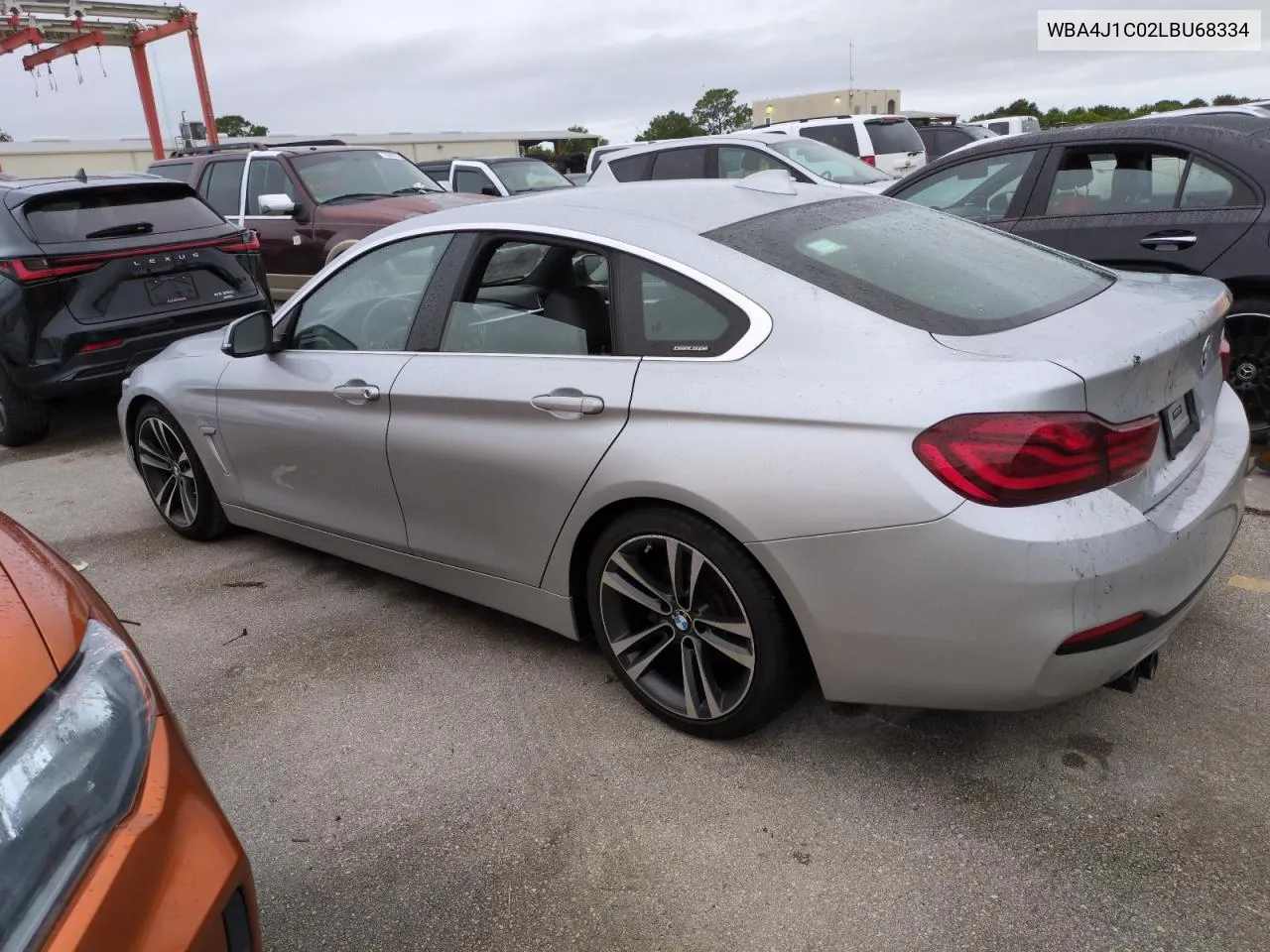 2020 BMW 430I Gran Coupe VIN: WBA4J1C02LBU68334 Lot: 73992494