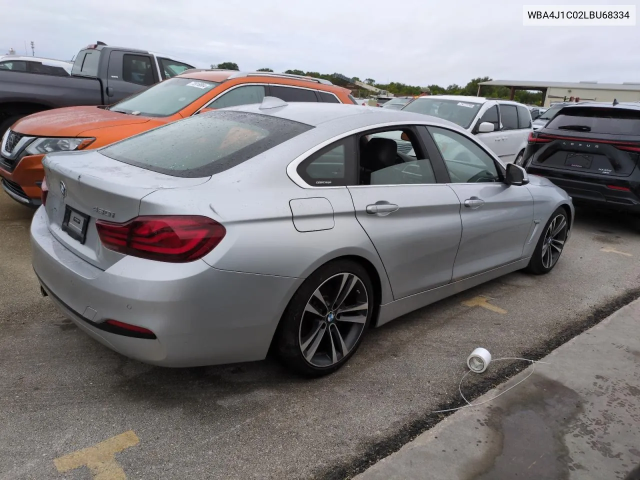 2020 BMW 430I Gran Coupe VIN: WBA4J1C02LBU68334 Lot: 73992494