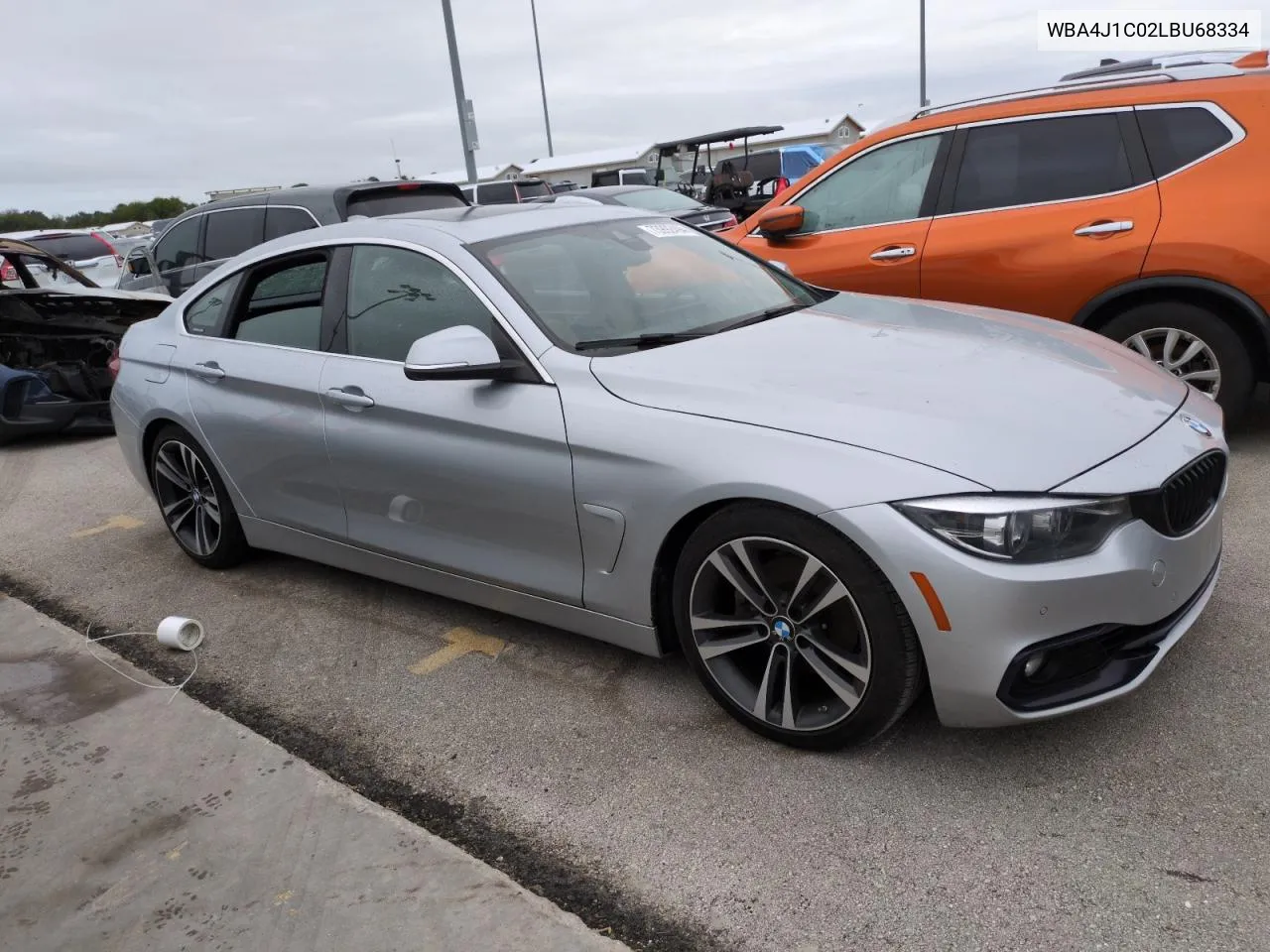 2020 BMW 430I Gran Coupe VIN: WBA4J1C02LBU68334 Lot: 73992494