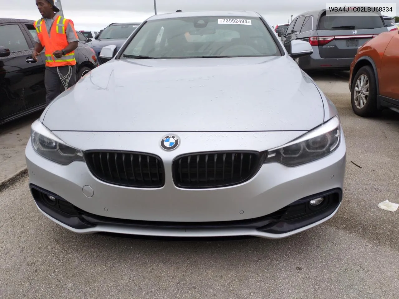 2020 BMW 430I Gran Coupe VIN: WBA4J1C02LBU68334 Lot: 73992494