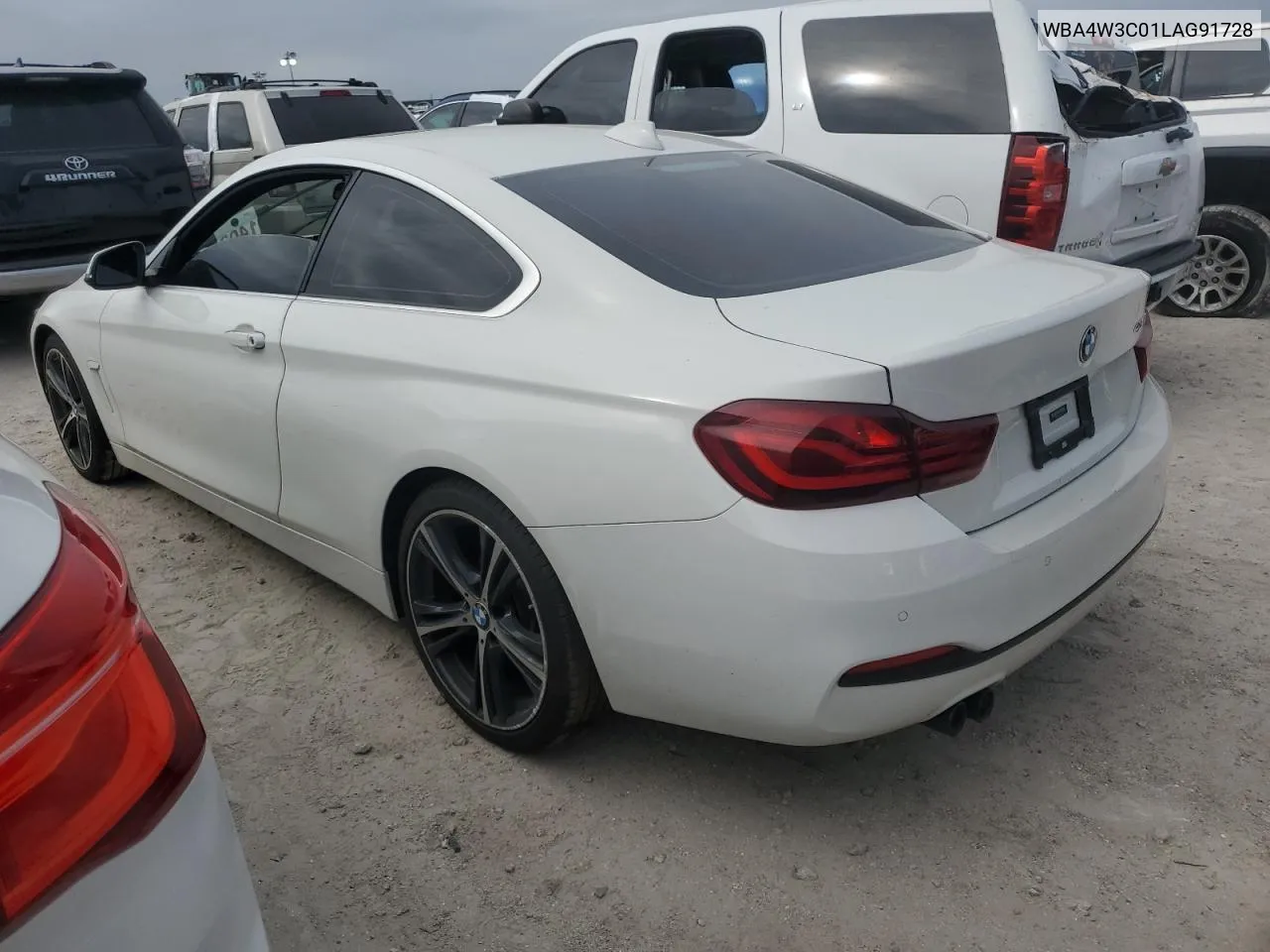 2020 BMW 430I VIN: WBA4W3C01LAG91728 Lot: 74808534