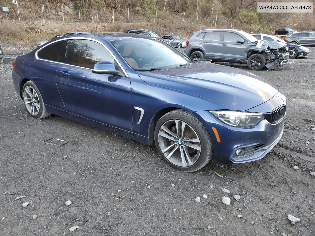 2020 BMW 430Xi VIN: WBA4W5C05LAE51478 Lot: 79274184