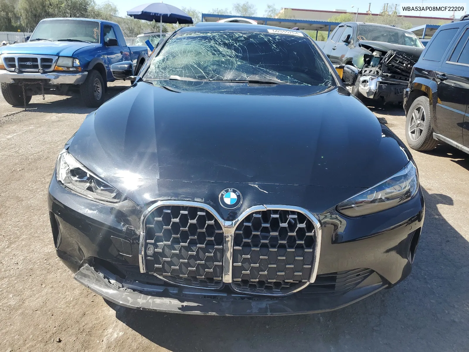 2021 BMW 430I VIN: WBA53AP08MCF22209 Lot: 60345264