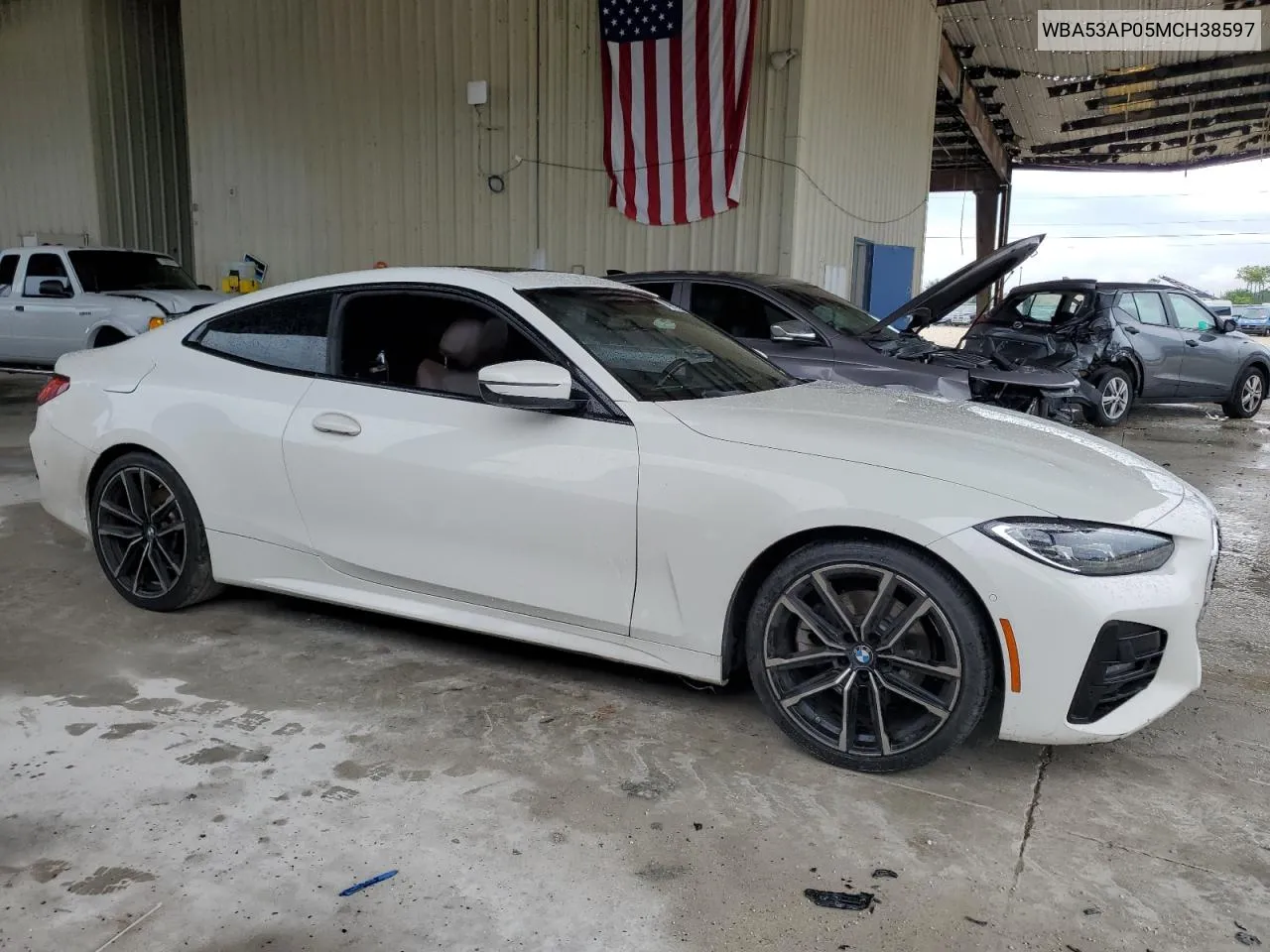 2021 BMW 430I VIN: WBA53AP05MCH38597 Lot: 70075274