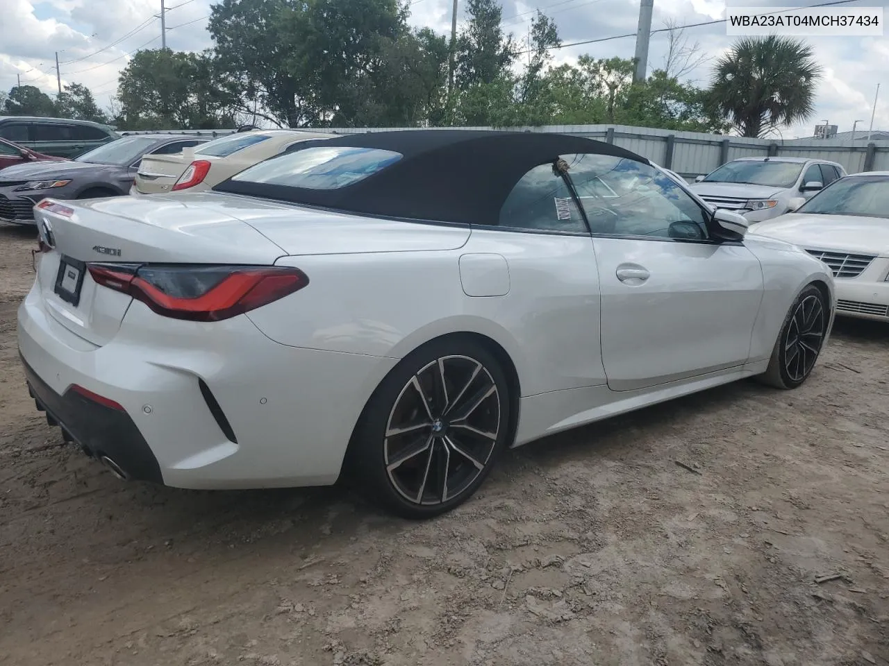 2021 BMW 430I VIN: WBA23AT04MCH37434 Lot: 73653464