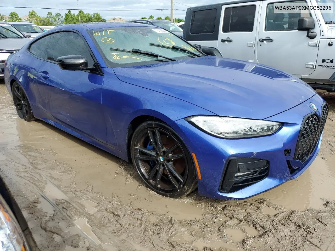 2021 BMW 430I VIN: WBA53AP0XMCG52296 Lot: 73839564