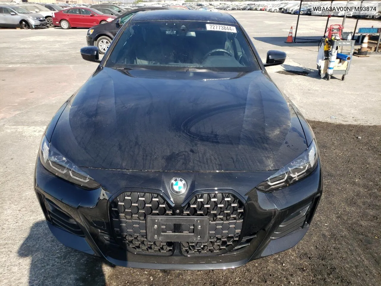 2022 BMW 430I Gran Coupe VIN: WBA63AV00NFM93874 Lot: 72773844