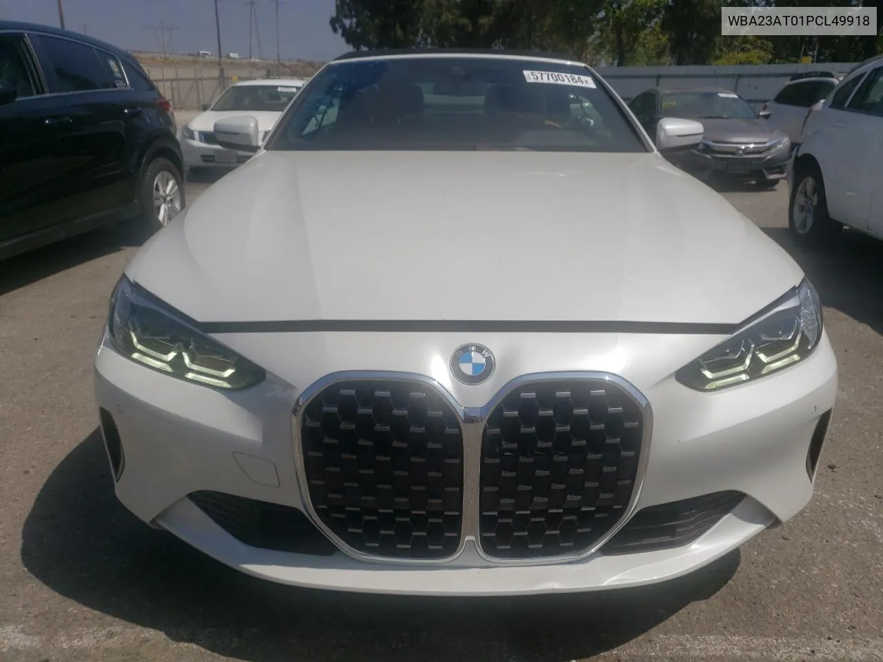 2023 BMW 430I VIN: WBA23AT01PCL49918 Lot: 57700184