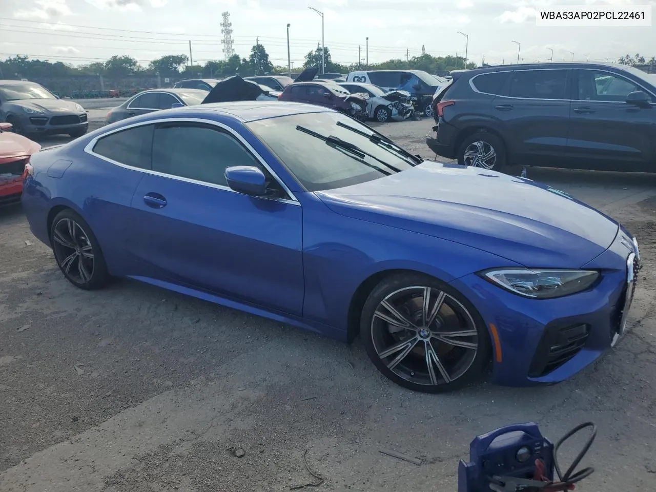 2023 BMW 430I VIN: WBA53AP02PCL22461 Lot: 75339224