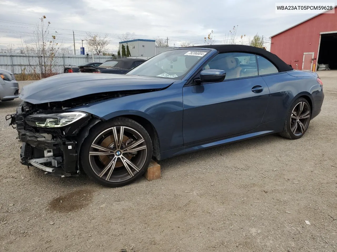 2023 BMW 430I VIN: WBA23AT05PCM59628 Lot: 78286804