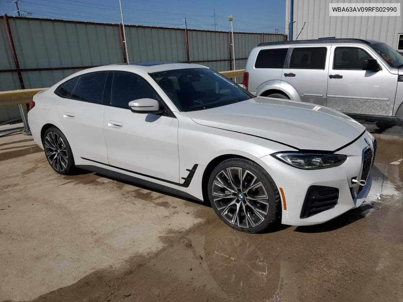 2024 BMW 430I Gran Coupe VIN: WBA63AV09RFS02990 Lot: 59702804