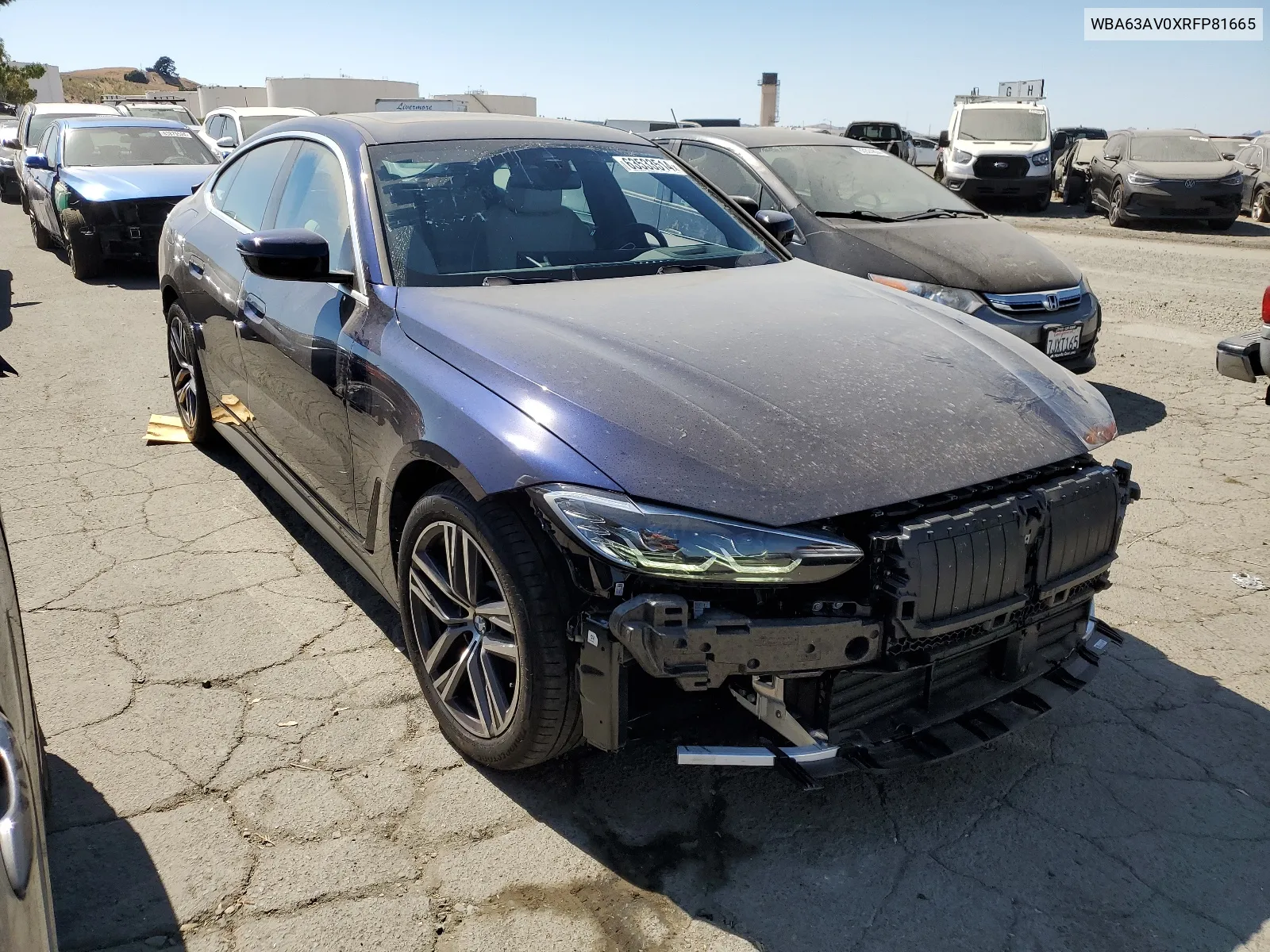 2024 BMW 430I Gran Coupe VIN: WBA63AV0XRFP81665 Lot: 63533514