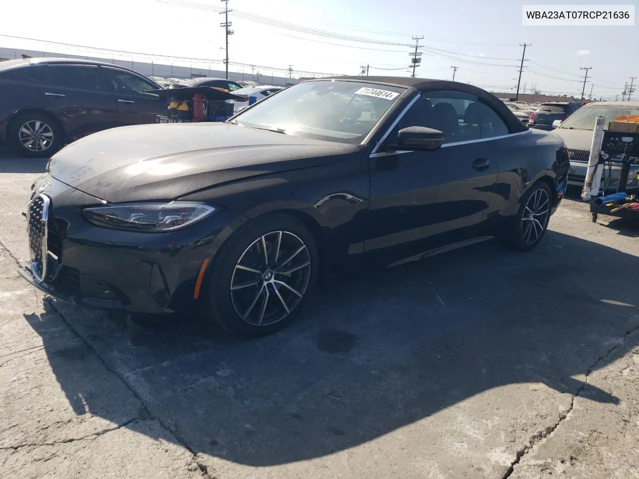 2024 BMW 430I VIN: WBA23AT07RCP21636 Lot: 71744614