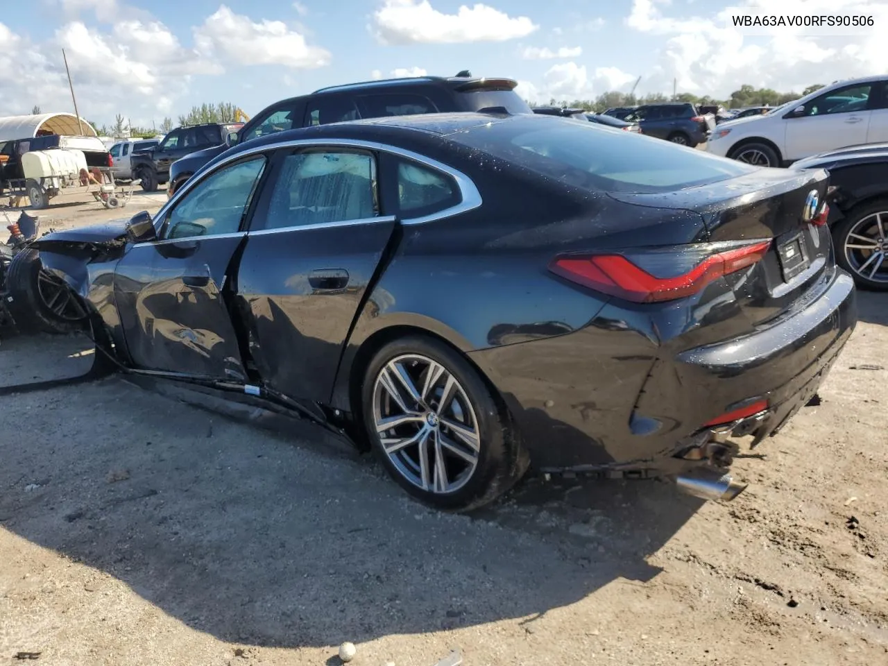 2024 BMW 430I Gran Coupe VIN: WBA63AV00RFS90506 Lot: 77158134