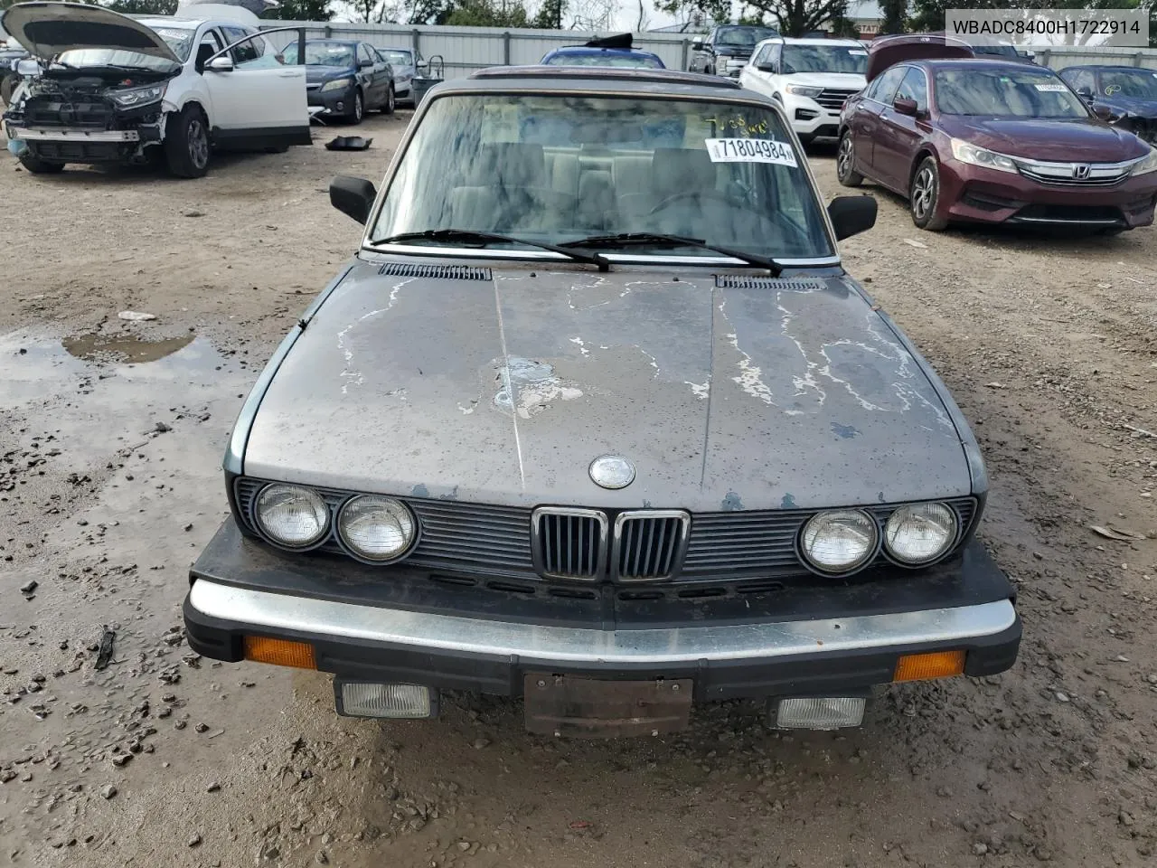 1987 BMW 535 I Automatic VIN: WBADC8400H1722914 Lot: 71804984