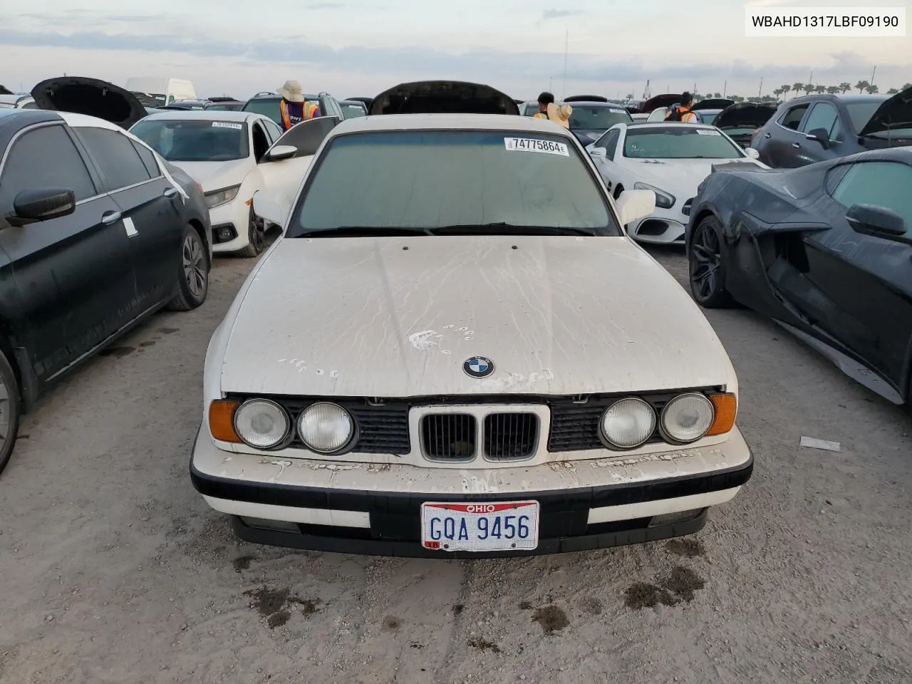 1990 BMW 535 I VIN: WBAHD1317LBF09190 Lot: 74775864