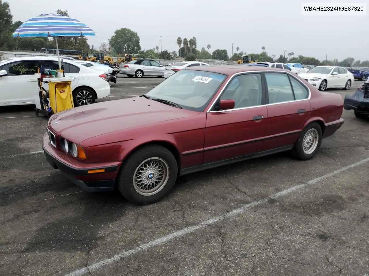 1994 BMW 530 I Automatic VIN: WBAHE2324RGE87320 Lot: 75564084