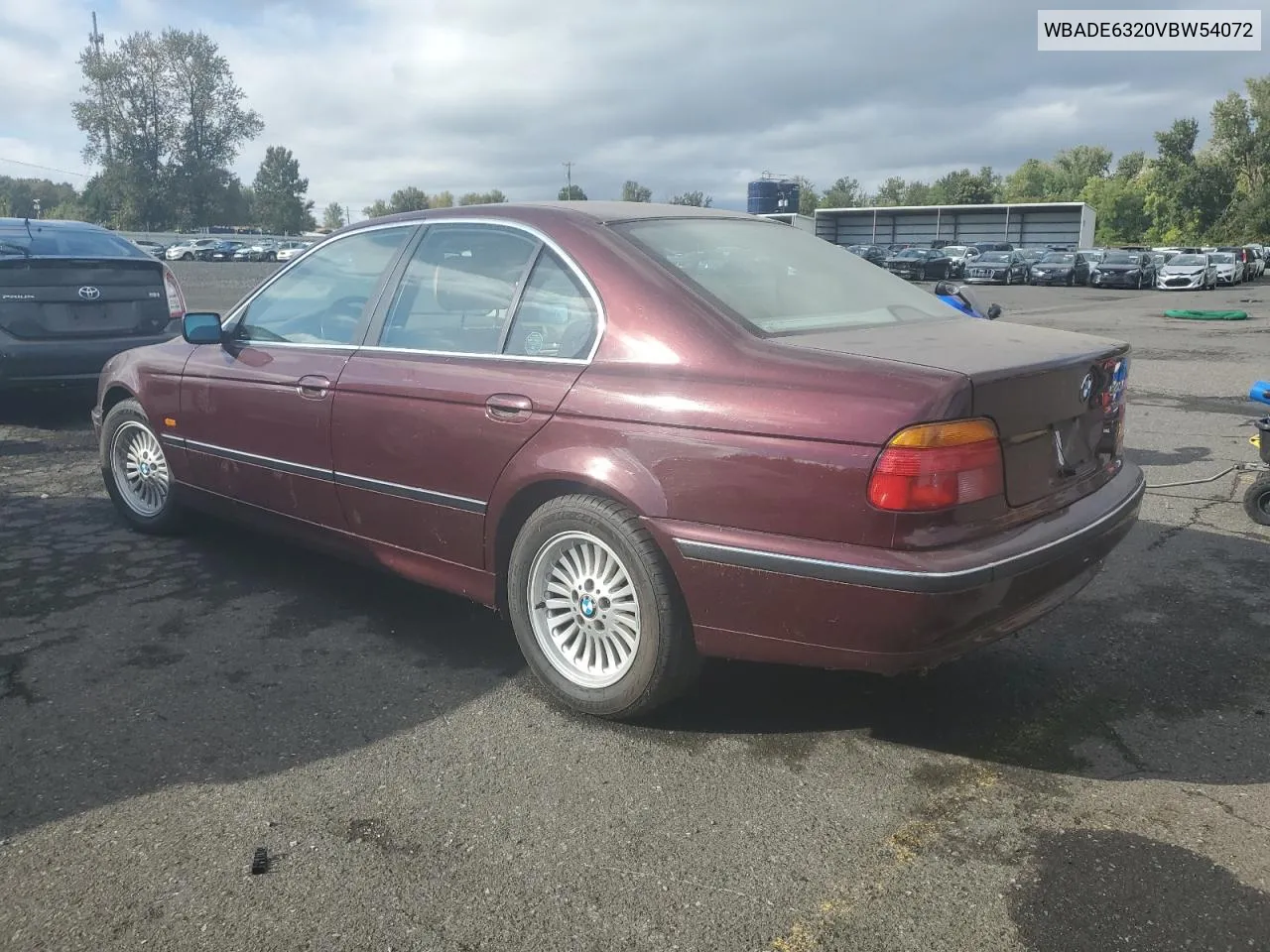 1997 BMW 540 I Automatic VIN: WBADE6320VBW54072 Lot: 74403104