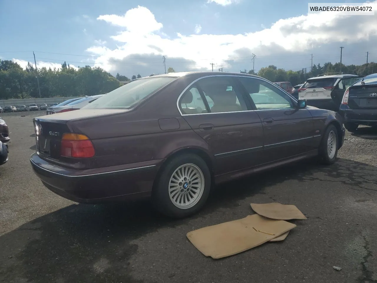 1997 BMW 540 I Automatic VIN: WBADE6320VBW54072 Lot: 74403104